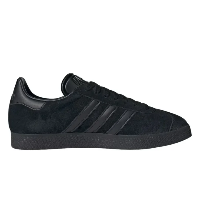 Adidas Gazelle «All Black Silver Metallic»