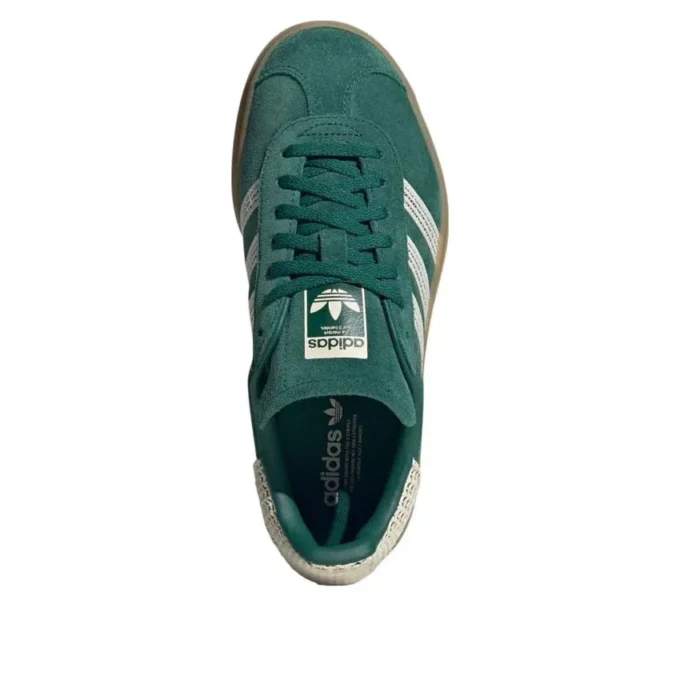 Adidas Gazelle Bold «Collegiate Green White Gold»