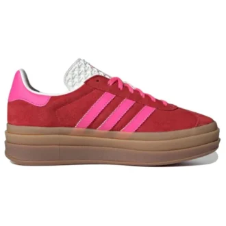 Adidas Gazelle Bold «Collegiate Red Lucid Pink»