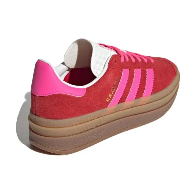 Adidas Gazelle Bold «Collegiate Red Lucid Pink»