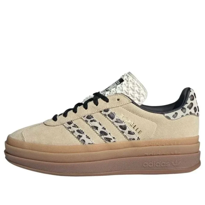 Adidas Gazelle Bold «Crema Negro Leopardo»
