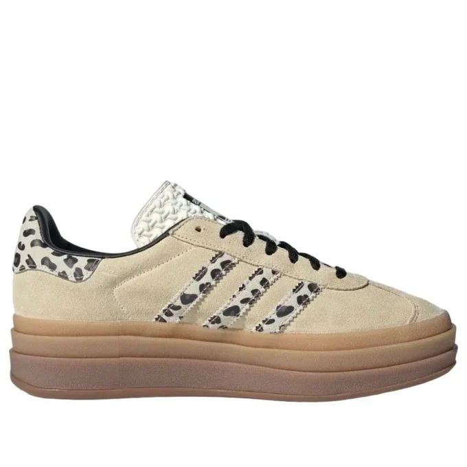Adidas Gazelle Bold «Crema Negro Leopardo»