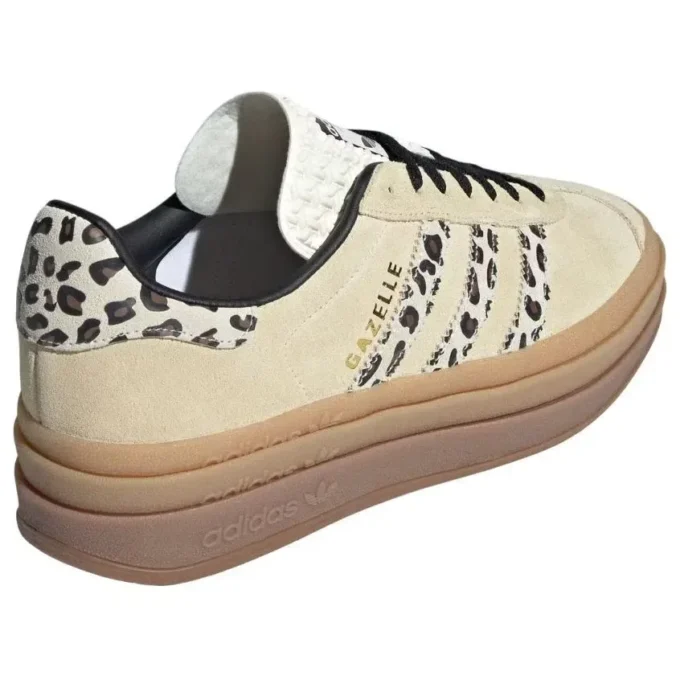 Adidas Gazelle Bold «Crema Negro Leopardo»