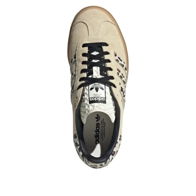 Adidas Gazelle Bold «Crema Negro Leopardo»