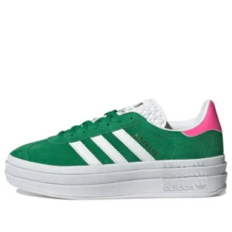 Adidas Gazelle Bold «Green Lucid Pink»