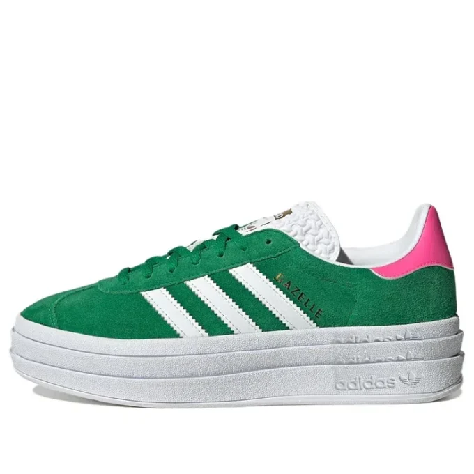 Adidas Gazelle Bold «Green Lucid Pink»