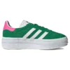 Adidas Gazelle Bold «Green Lucid Pink»