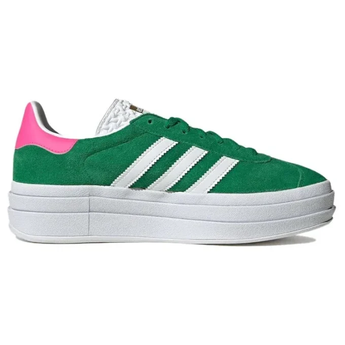 Adidas Gazelle Bold «Green Lucid Pink»
