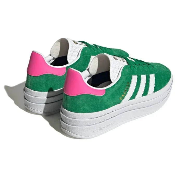 Adidas Gazelle Bold «Green Lucid Pink»