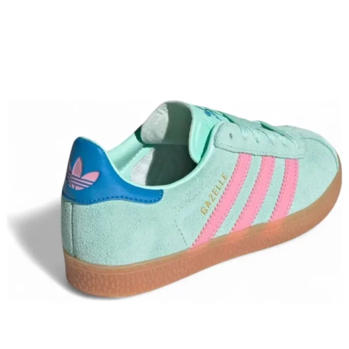 Adidas Gazelle «Clear Mint Bliss Pink Blue»
