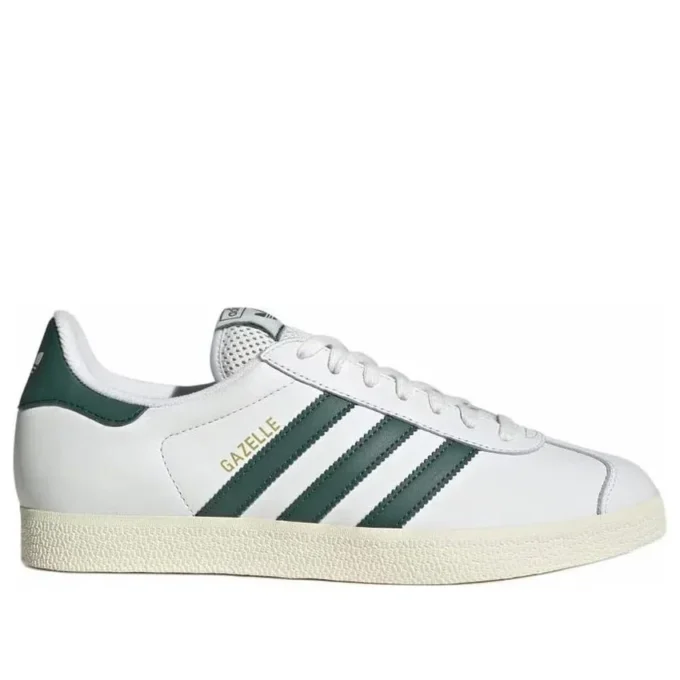 Adidas Gazelle «Core White Collegiate Green Cream White»