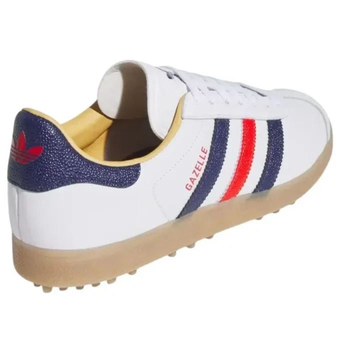 Adidas Gazelle Golf Le «Cloud White Dark Blue Red»