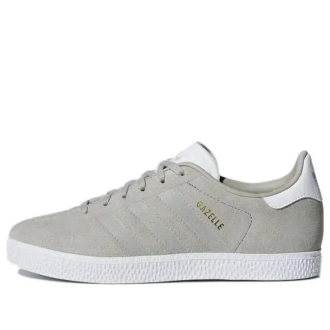 Adidas Gazelle «Gris, blanco y dorado»