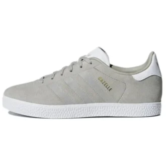 Adidas Gazelle «Gris, blanco y dorado»