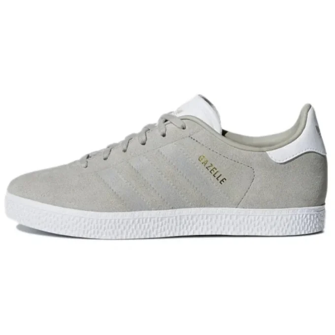 Adidas Gazelle «Gris, blanco y dorado»