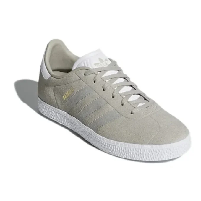 Adidas Gazelle «Gris, blanco y dorado»