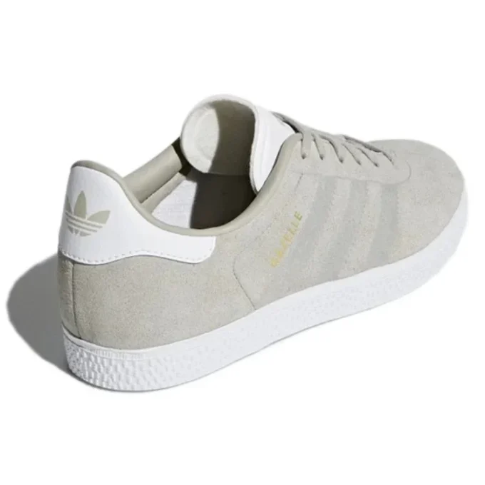 Adidas Gazelle «Gris, blanco y dorado»