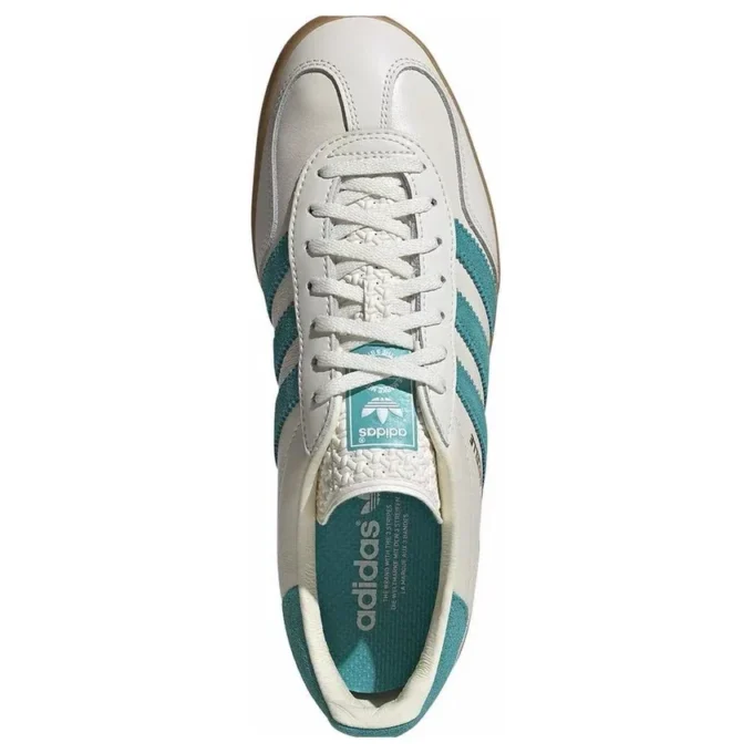 Adidas Gazelle Indoor «Chalk White Turquoise»