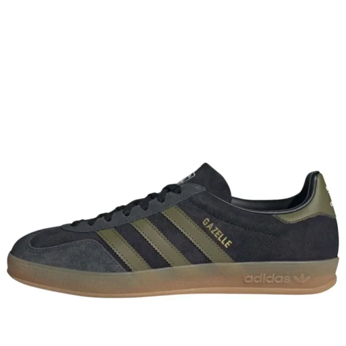 Adidas Gazelle Indoor «Core Black Focus Olive»