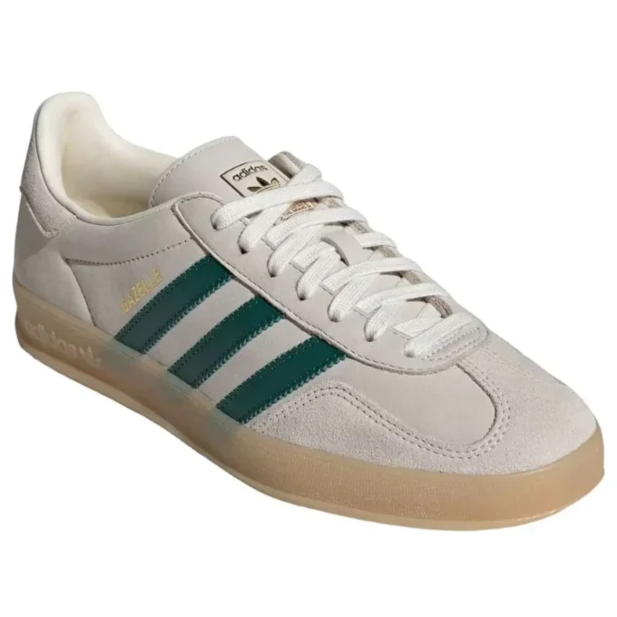 Adidas Gazelle Indoor «Cream White Green Gum»