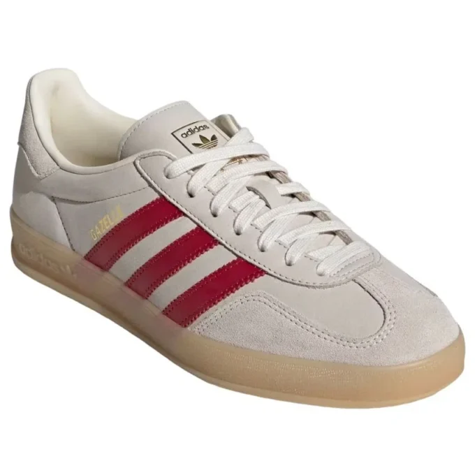 Adidas Gazelle Indoor «Cream White Red Gum»
