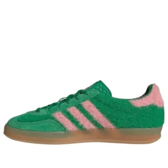 Adidas Gazelle Indoor Furry «Green Pink»