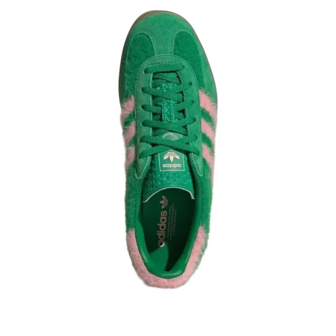 Adidas Gazelle Indoor Furry «Green Pink»