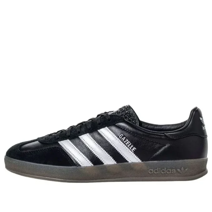 Adidas Gazelle Indoor «Negro mate, plata y goma»