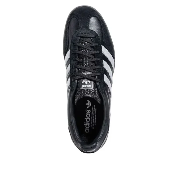Adidas Gazelle Indoor «Negro mate, plata y goma»