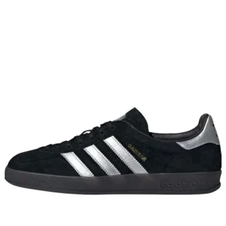 Adidas Gazelle Indoor «Negro mate plateado»
