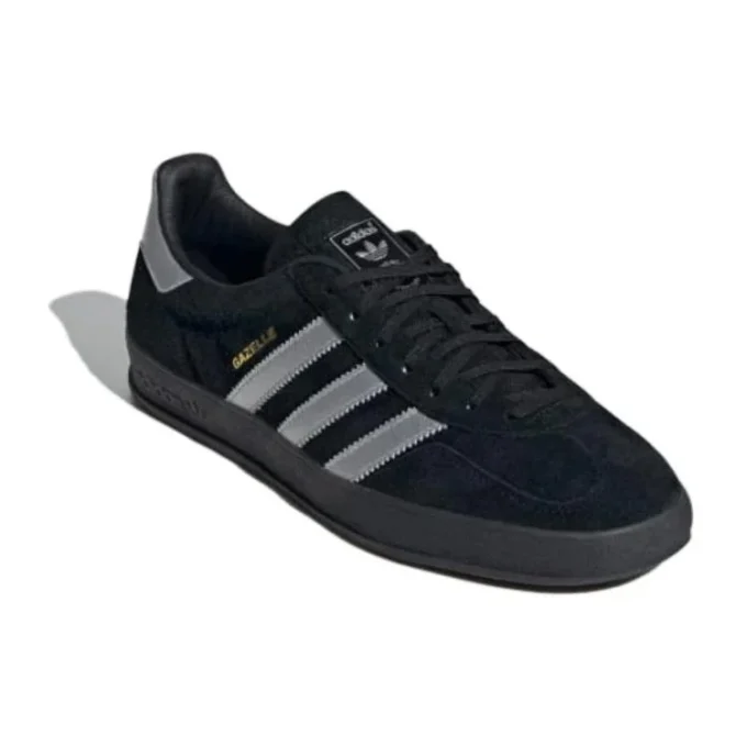Adidas Gazelle Indoor «Negro mate plateado»
