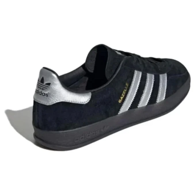 Adidas Gazelle Indoor «Negro mate plateado»