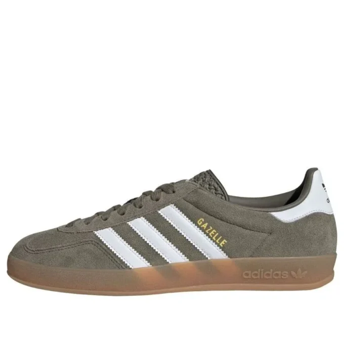 Adidas Gazelle Indoor «Olive Strata Cloud White»