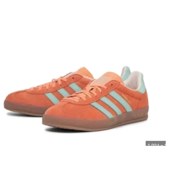 Adidas Gazelle Indoor «Orange Green Tan»
