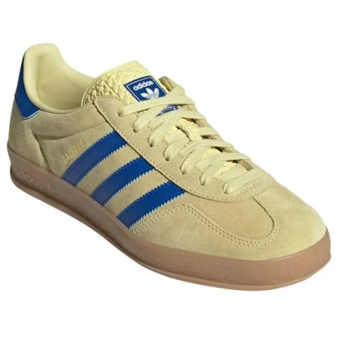 Adidas Gazelle Indoor «Powder Yellow Royal Blue»