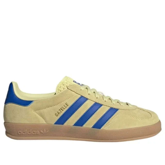 Adidas Gazelle Indoor «Powder Yellow Royal Blue»