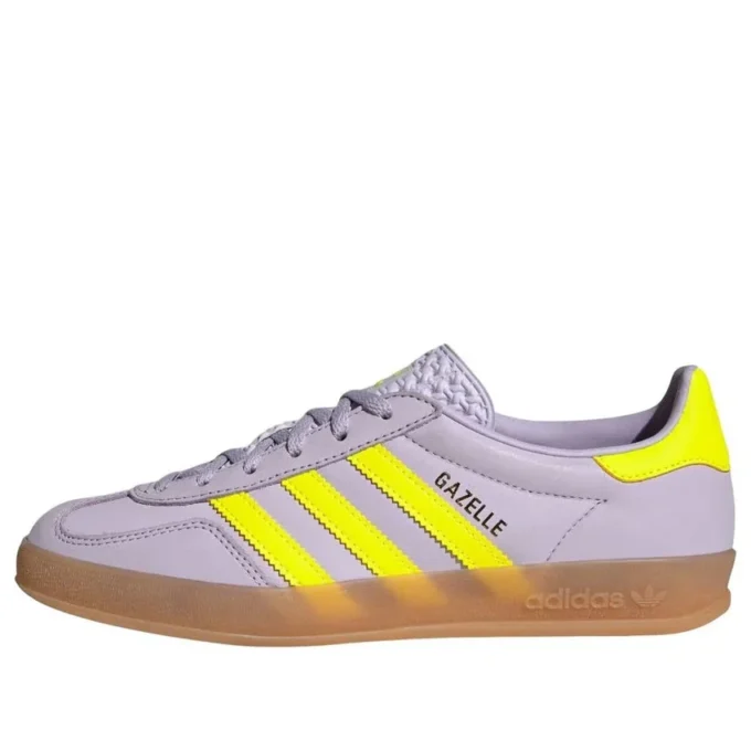 Adidas Gazelle Indoor «Silver Dawn Solar Yellow»