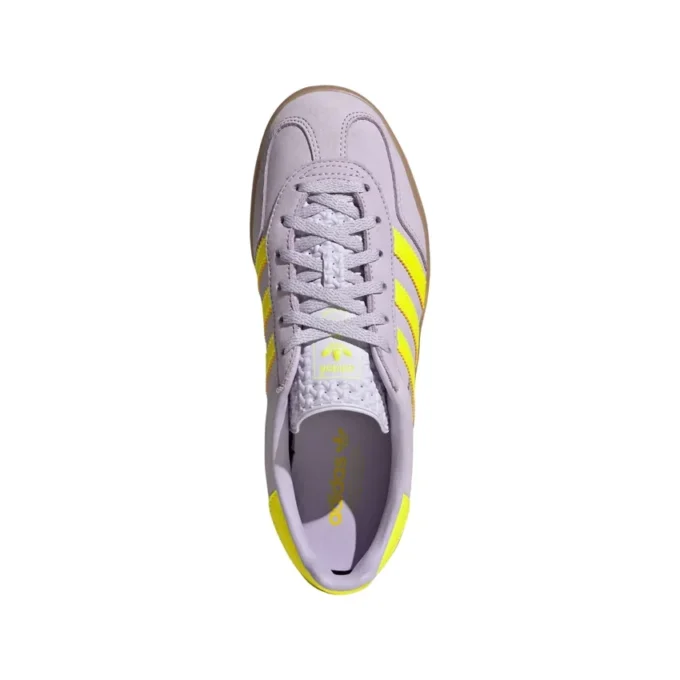 Adidas Gazelle Indoor «Silver Dawn Solar Yellow»