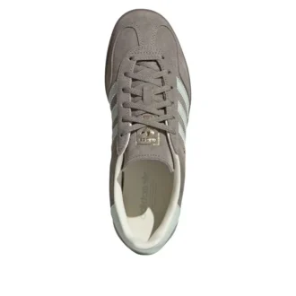 Adidas Gazelle Indoor «Silver Pebble Linen Green Gum»