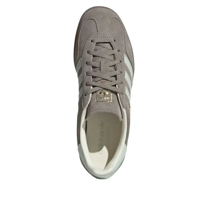 Adidas Gazelle Indoor «Silver Pebble Linen Green Gum»