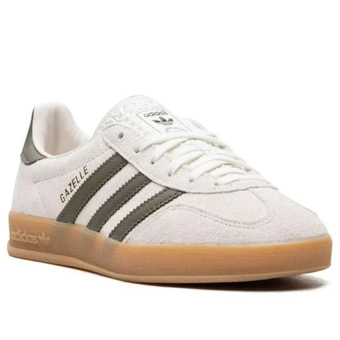 Adidas Gazelle Indoor «White Olive Strata»
