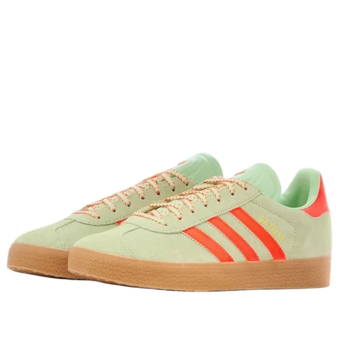 Adidas Gazelle «Semi Green Spark Solar Orange Gum»