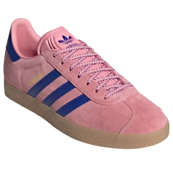 Adidas Gazelle «Semi Pink Spark Lucid Blue Pure Sulfur»