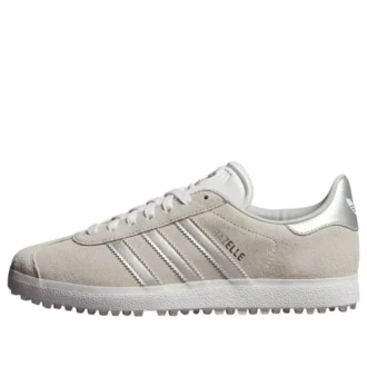 Adidas Gazelle Spikeless Golf «Crystal White Silver Metallic»