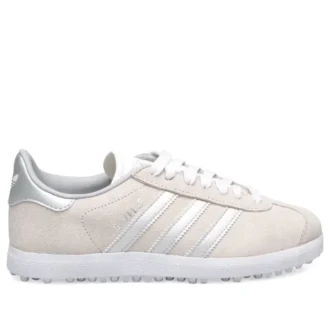 Adidas Gazelle Spikeless Golf «Crystal White Silver Metallic»