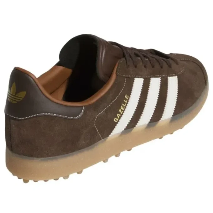 Adidas Gazelle Spikeless Golf «Dark Brown Chalk White»