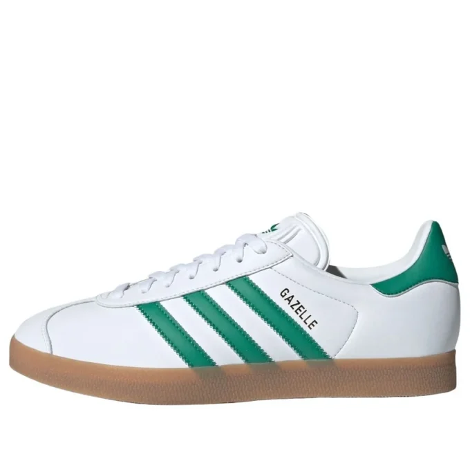 Adidas Gazelle «White Bold Green Gum»