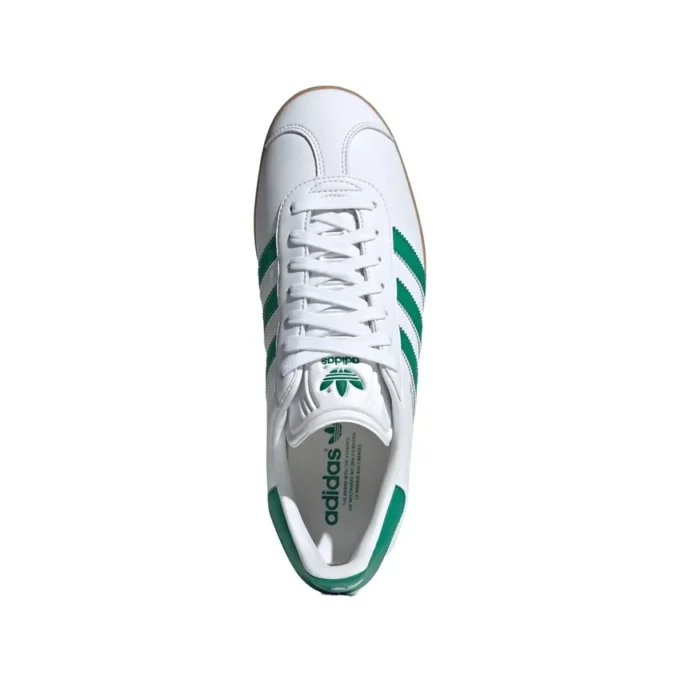 Adidas Gazelle «White Bold Green Gum»
