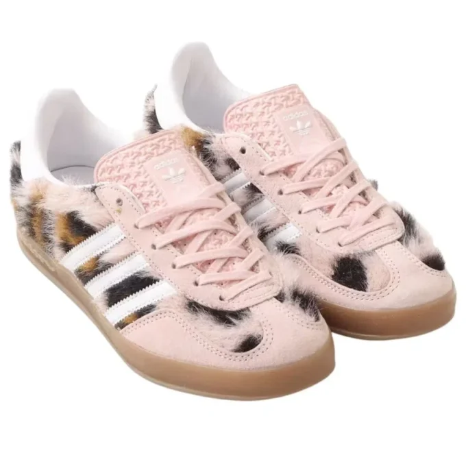 Adidas X Atmos Pink Gazelle Indoor «Trinity Leopard Sand Pink»