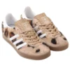 Adidas X Atmos Pink Gazelle Indoor «Trinity Leopard Warm Sandstone»